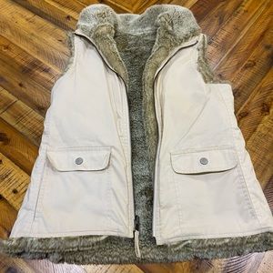 Reversible Faux Fur Vest